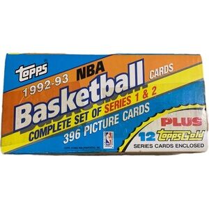 1992-93 Topps NBA Basketball Cards Box Set